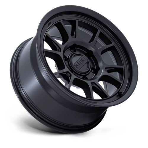 17x8.5 KMC KM729 Range Matte Black Wheel 5x5 (-10mm)