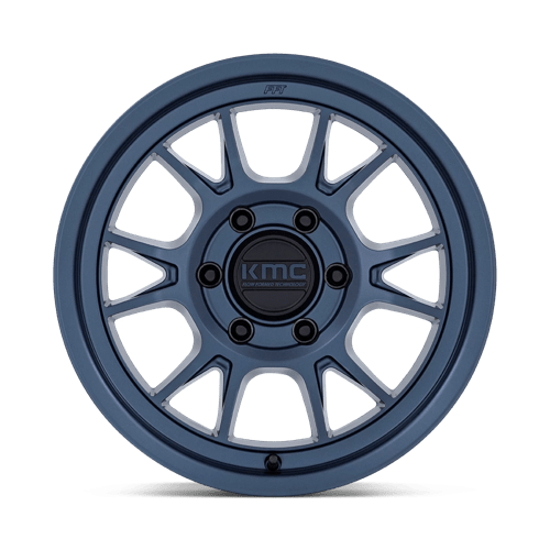 17x8.5 KMC KM729 Range Metallic Blue Wheel 5x150 (0mm)
