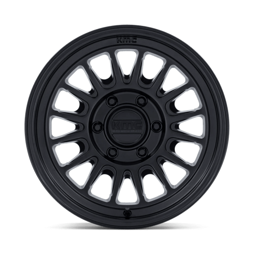 18x9 KMC KM733 Impact FFT Matte Black Wheel 8x170 (0mm)