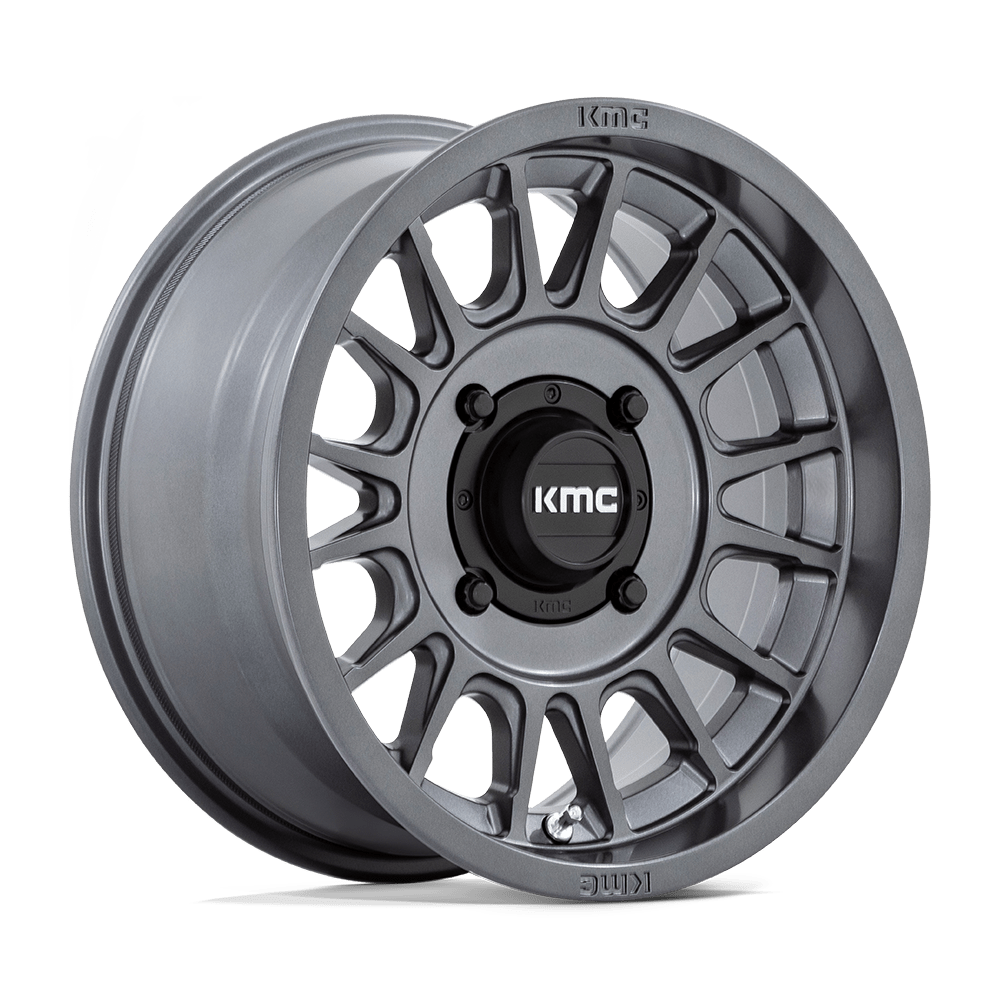 15x7 KMC Powersports KS138 Impact UTV Anthracite Wheel 4x156 (10mm)