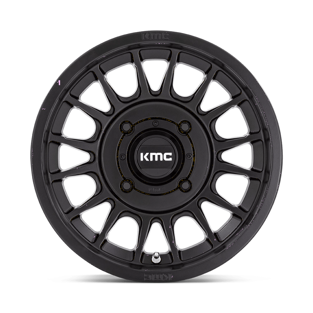 15x7 KMC Powersports KS138 Impact UTV Satin Black Wheel 4x137 (10mm)