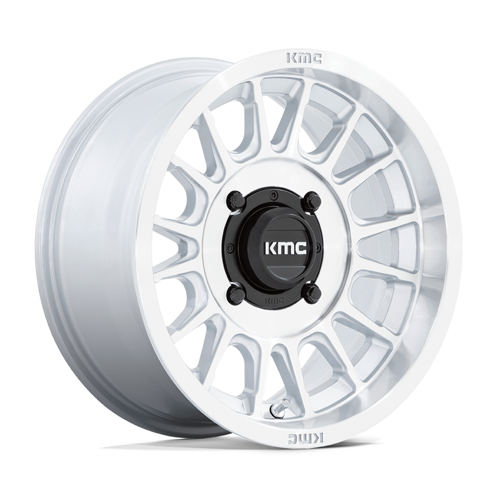 15x7 KMC Powersports KS138 Impact UTV Silver W/ Machined Face Wheel 4x137 (10mm)