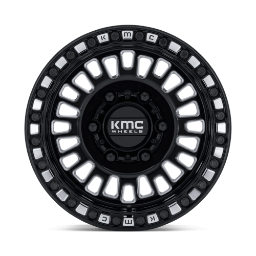 15x8 KMC Powersports KS242 Aztec Black Milled UTV BEADLOCK Wheel 6x5.5 (0mm)