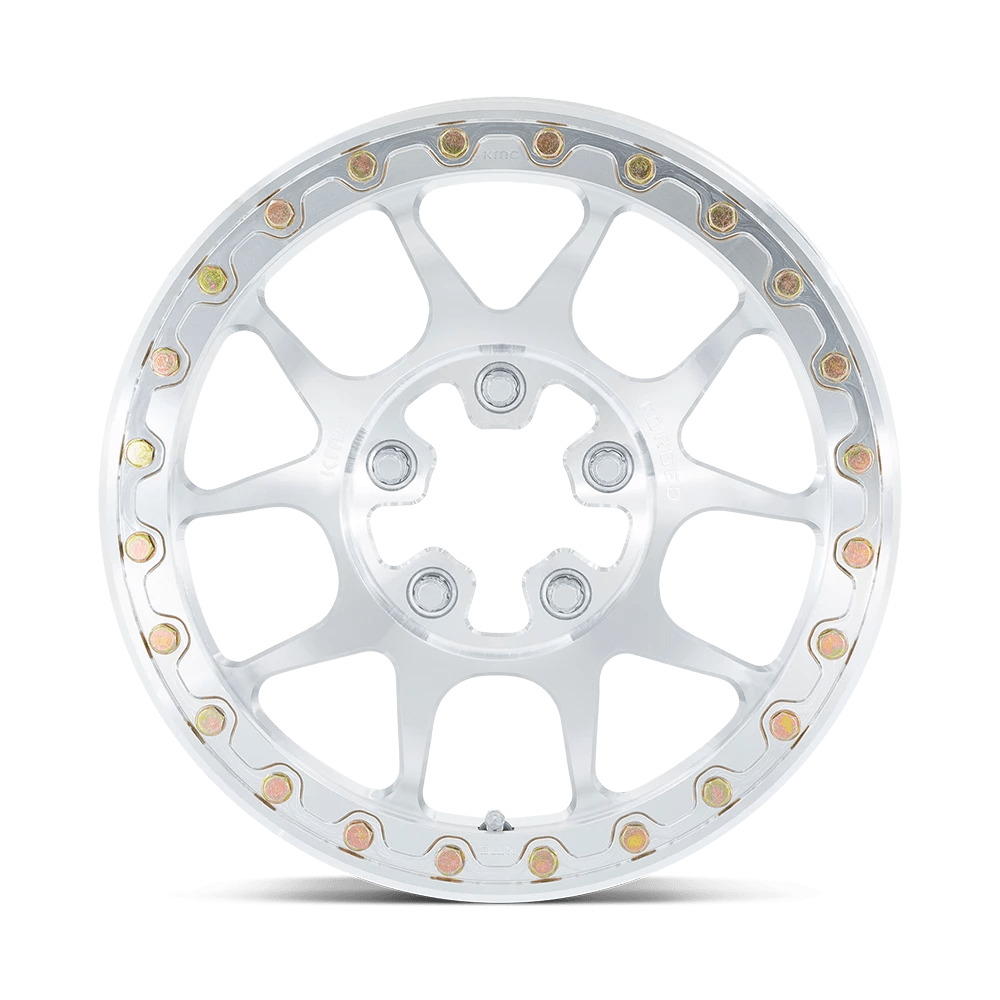 15x10 KMC Powersports KS437 Toro Raw Machined FORGED BEADLOCK Wheel 5x4.5 (0mm)
