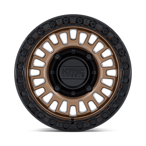 15x7 KMC KS242 Aztec Matte Bronze Matte Black UTV BEADLOCK Wheel 6x5.5 (38mm)