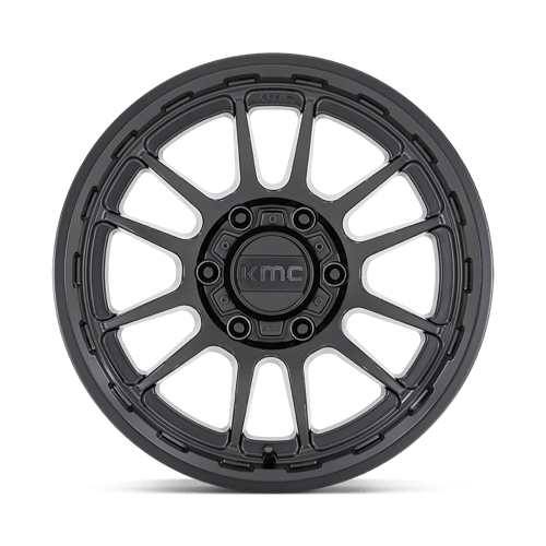 20x9 KMC KM727 Wrath Satin Black Wheel 6x5.5 (0mm)
