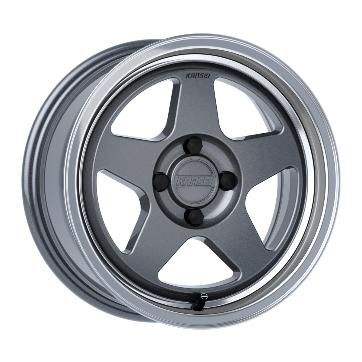 15x8 Kansei K12GM KNP Gloss Gunmetal Wheel 4x100 (0mm)