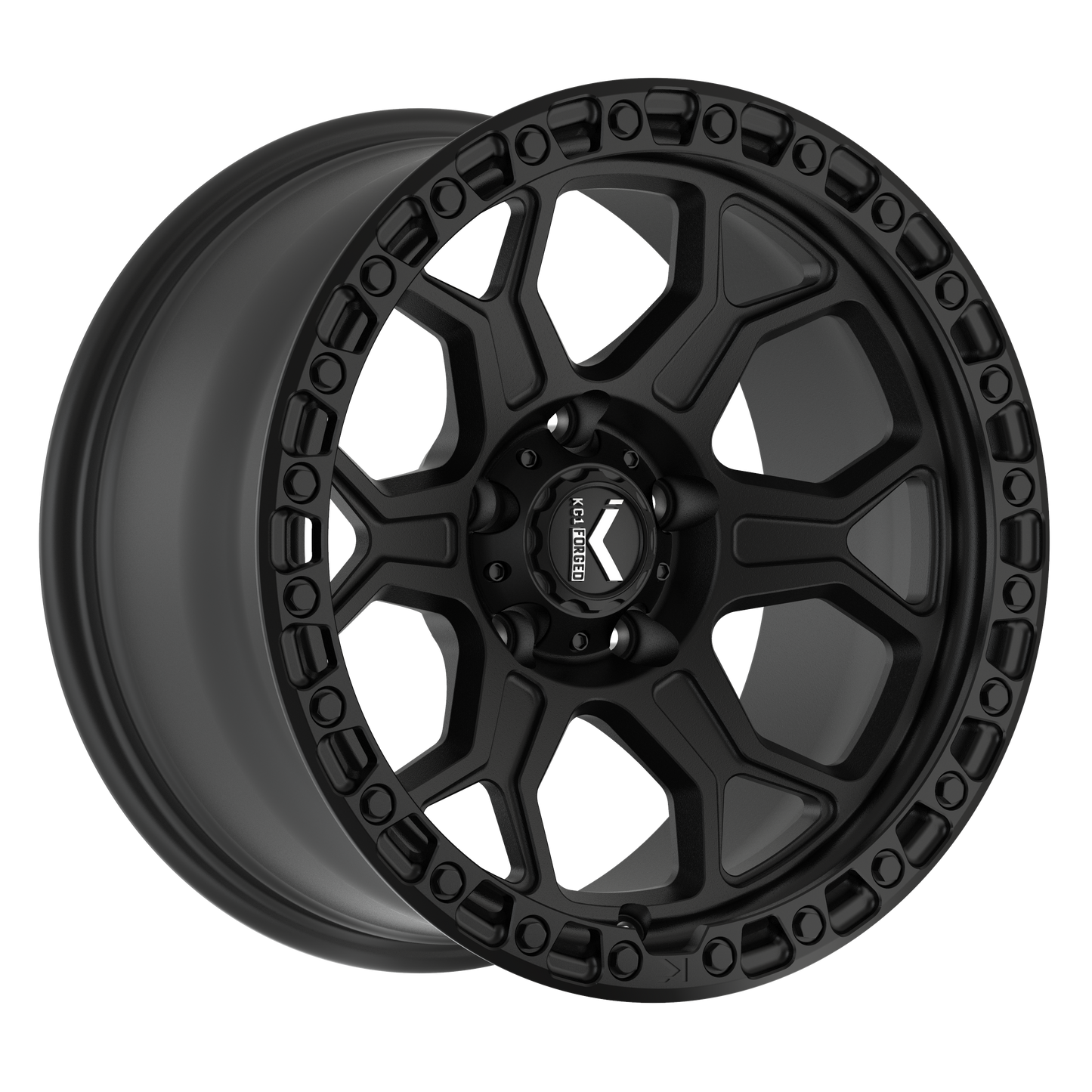 17x9 KG1 Forged KO111 Bishop Textured Matte Black Wheel 6x5.5 (0mm)