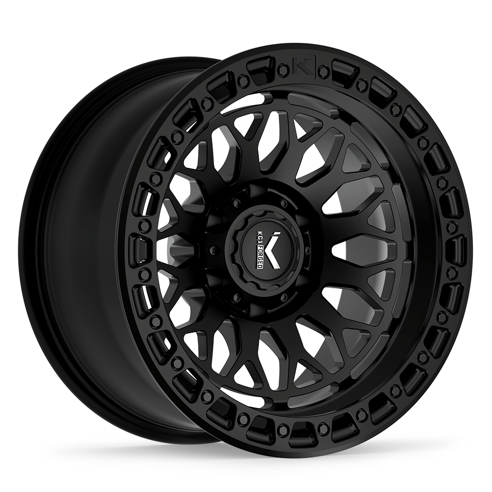 17x9 KG1 Forged KO720 Diamondhead Matte Black Wheel 6x5.5 (0mm)