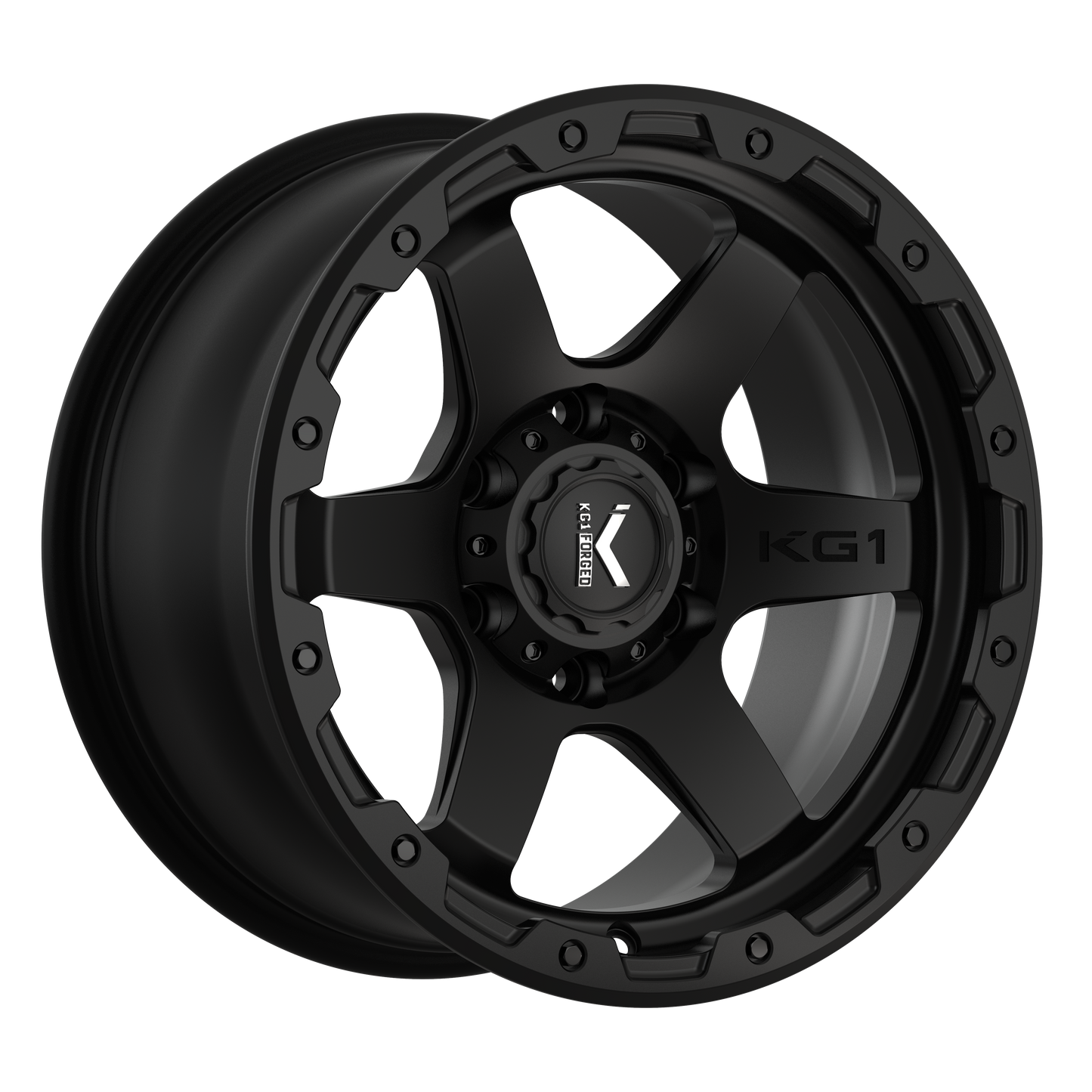20x9.5 KG1 Forged KO920 Launch Matte Black Black Ring Wheel 8x170 (-12mm)