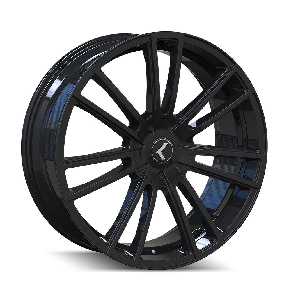 22x8.5 Kraze Spectra Gloss Black Wheel 5x4.5/5x120 (38mm)