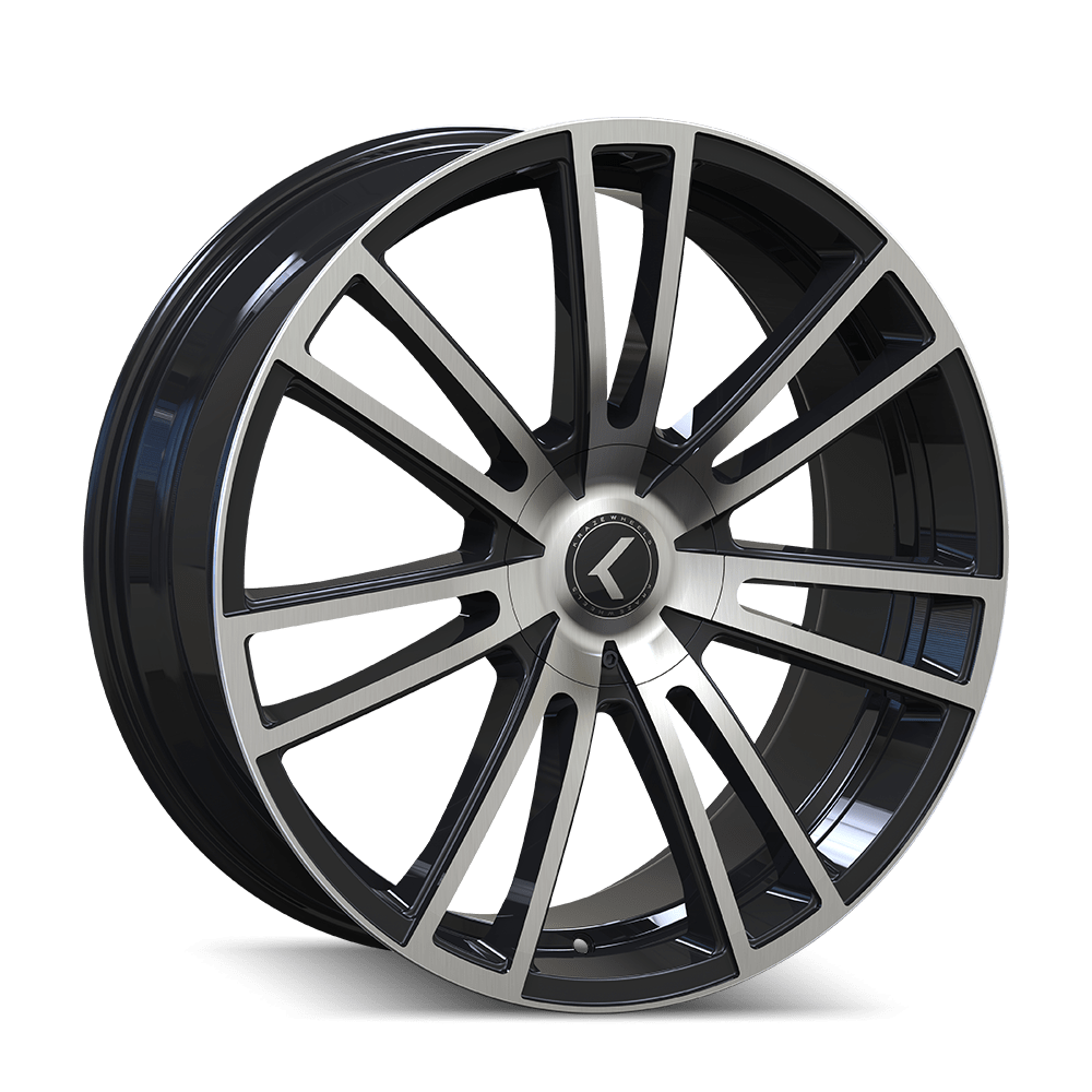 20x8.5 Kraze Spectra Black/Machined Wheel 5x110/5x5 (38mm)