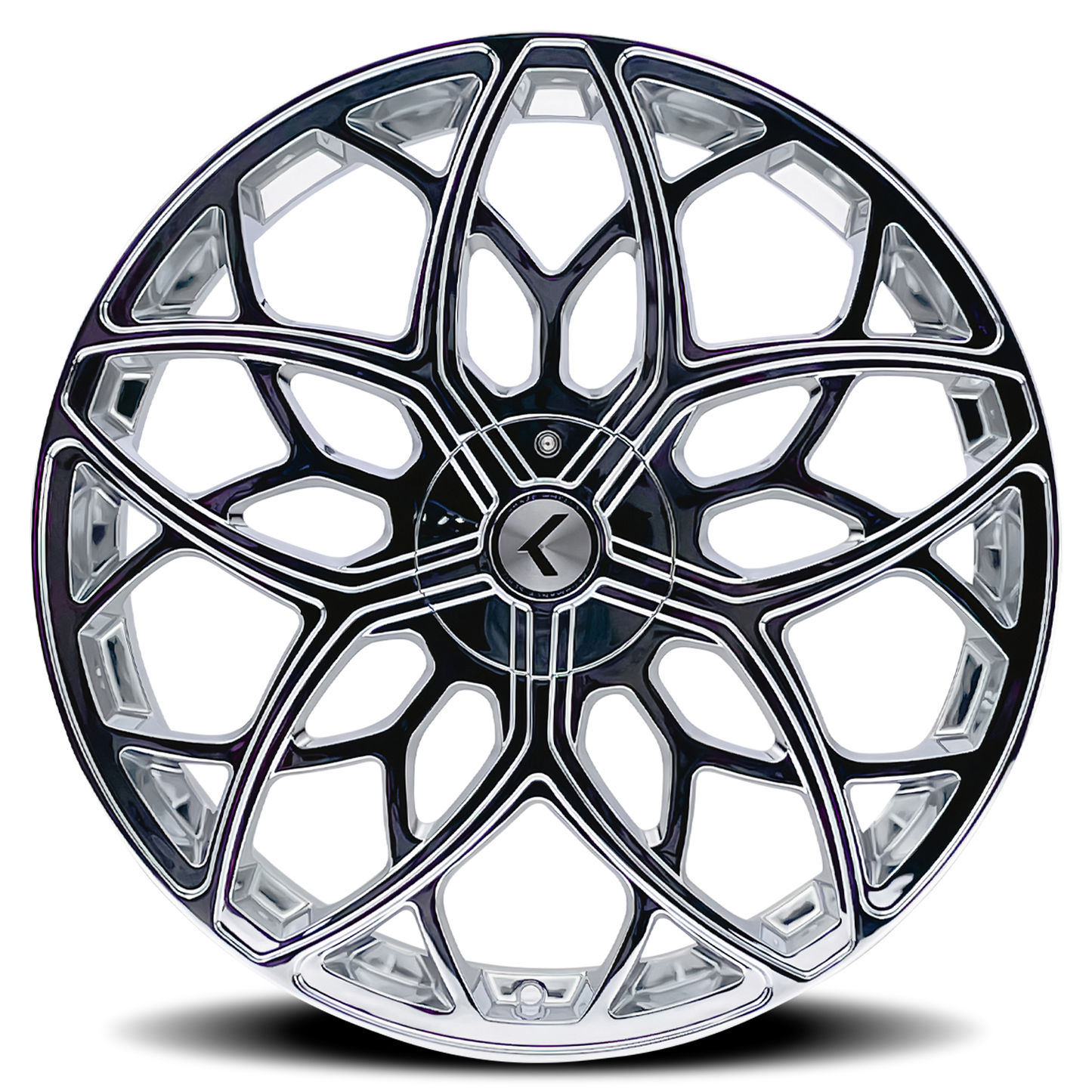 20x8.5 Kraze KR184 Ricochet Chrome Wheel 5x112/5x4.5 (38mm)