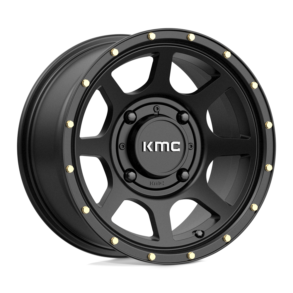 14x7 KMC Powersports KS134 ADDICT 2 Satin Black Wheel 4x137 (10mm)