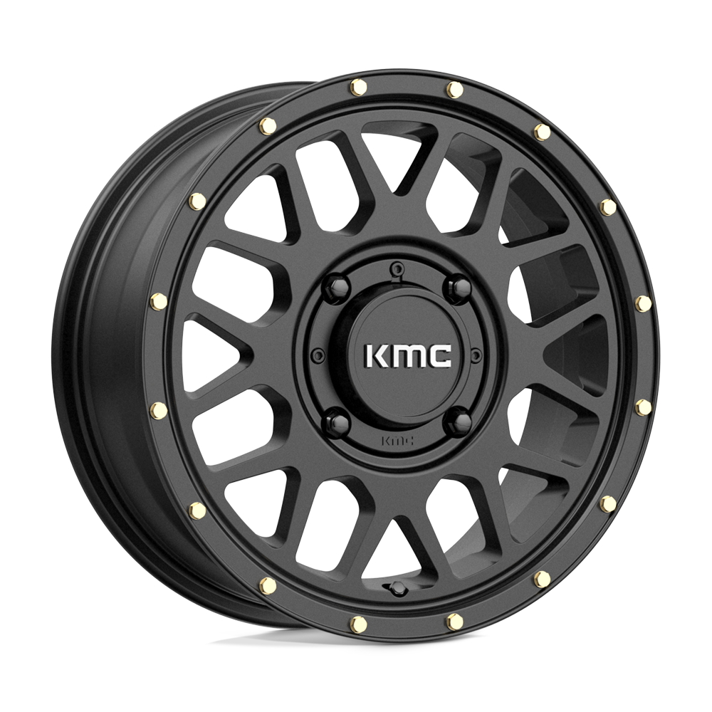 15x6 KMC Powersports KS135 GRENADE Satin Black Wheel 4x156 (38mm)