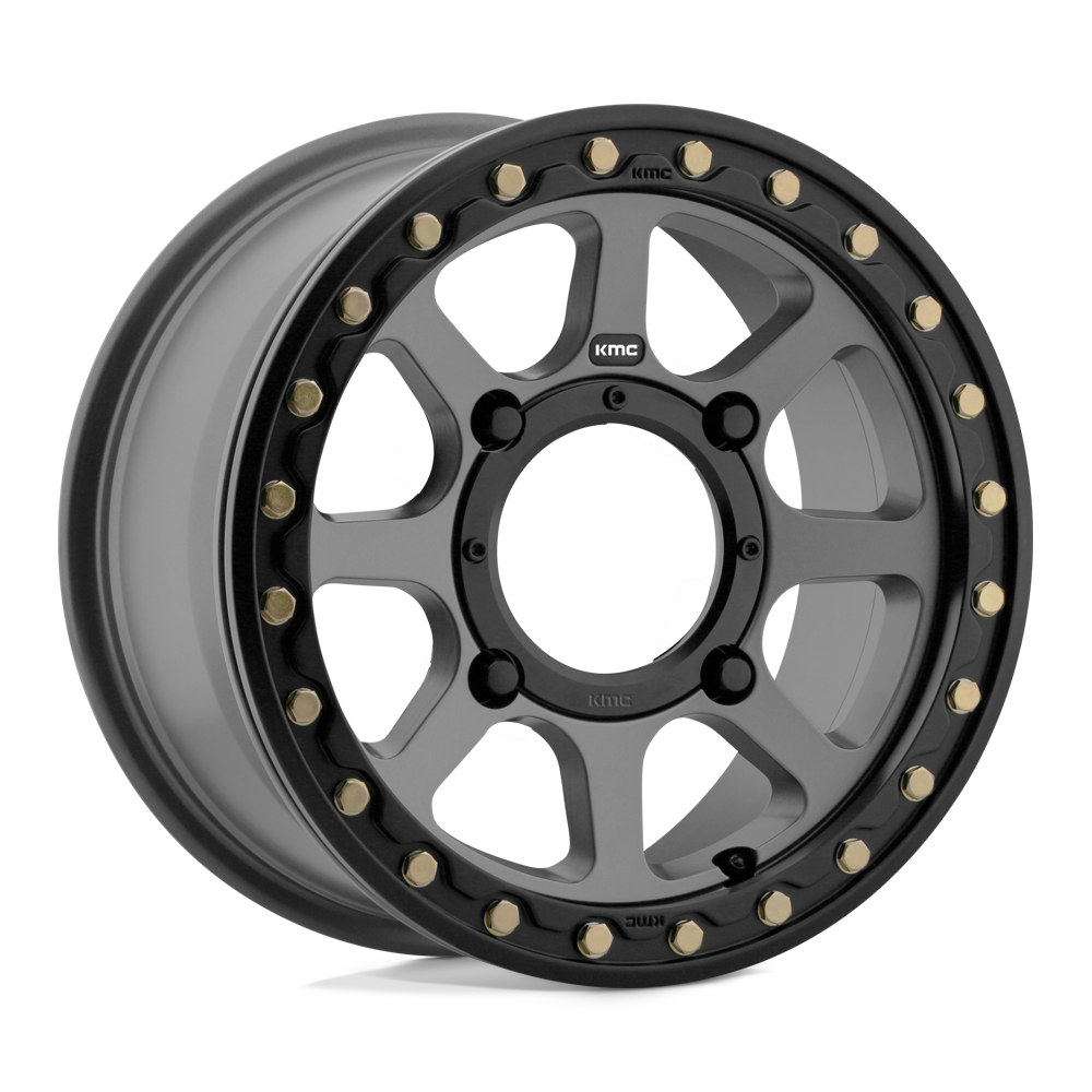 14x7 KMC Powersports KS234 ADDICT 2 BEADLOCK Satin Gray Wheel 4x156 (38mm)
