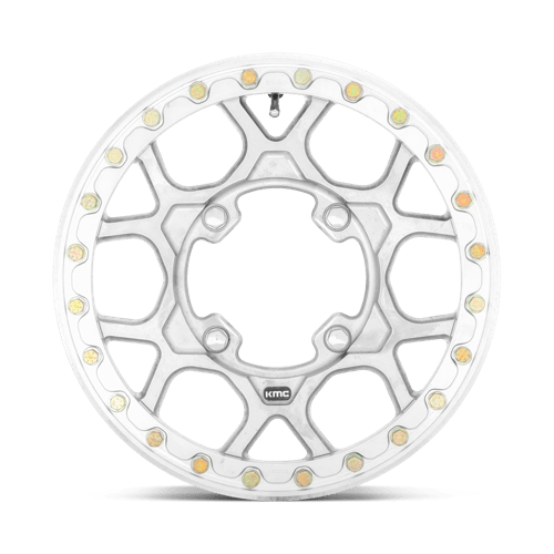 15x6 KMC KS433 Mesa Raw Machined FORGED UTV Wheel 4x137 (38mm)