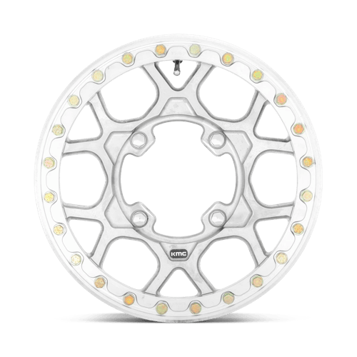15x6 KMC KS433 Mesa Raw Machined FORGED UTV Wheel 4x137 (38mm)
