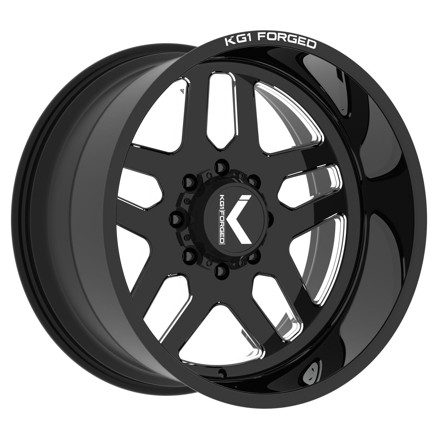 20x10 KG1 Forged KT009 Pilot Gloss Black Wheel 6x135 (-18mm)