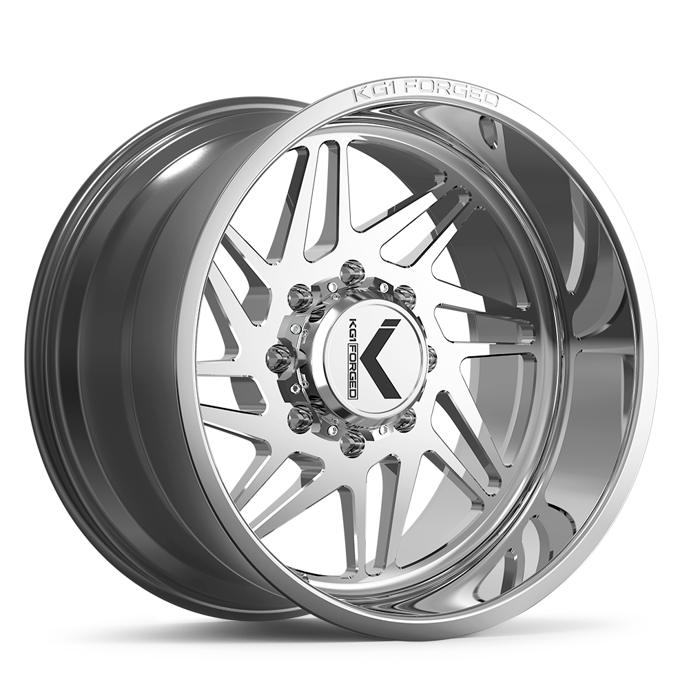 22x10 KG1 Forged KT029 Dyno Polished RIGHT DIRECTIONAL Wheel 8x180 (-18mm)