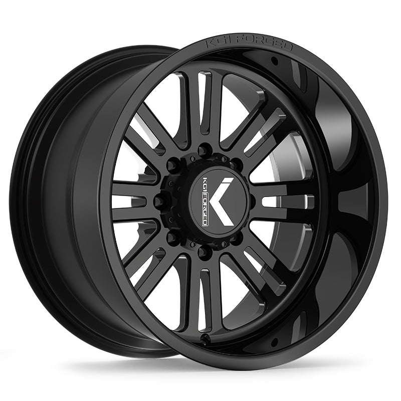 22x12 KG1 Forged KT034 H8TER Gloss Black Wheel 8x170 (-44mm)