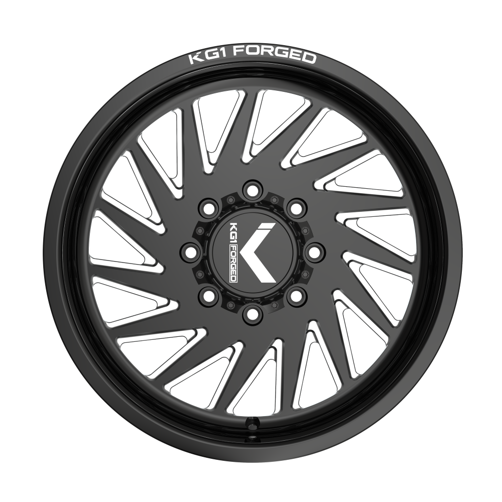 22x12 KG1 Forged KT056 Outburst Black RIGHT DIRECTIONAL Wheel 8x170 (-44mm)