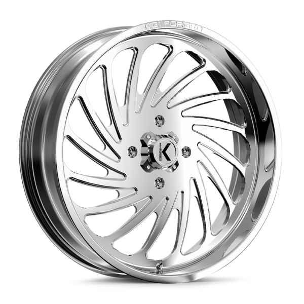 24x7 KG1 Forged KU023 Bender Polished LEFT DIRECTIONAL UTV Wheel 4x156 (0mm)