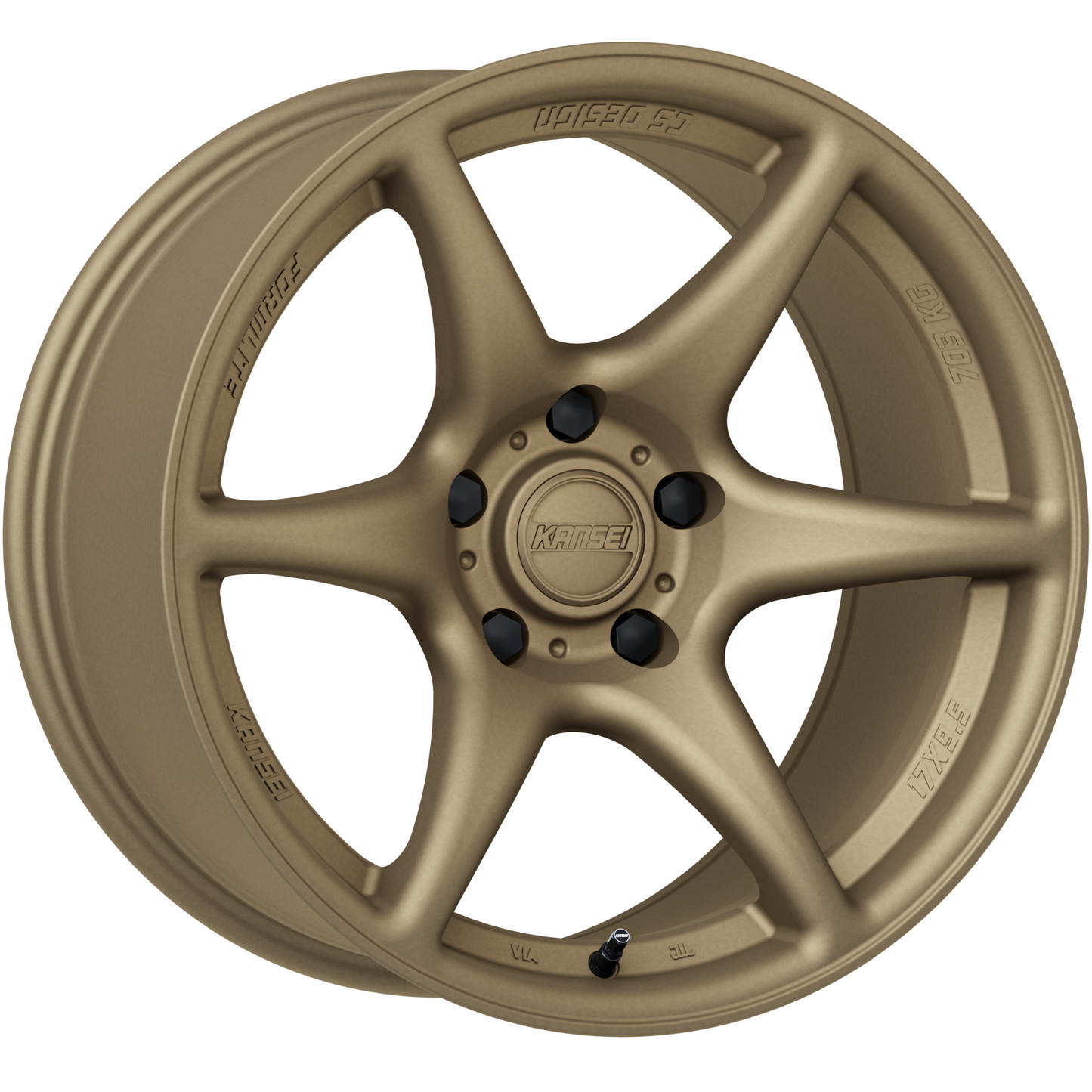17x9.5 Kansei K11B Tandem TextuRed Bronze Wheel 5x100 (12mm)