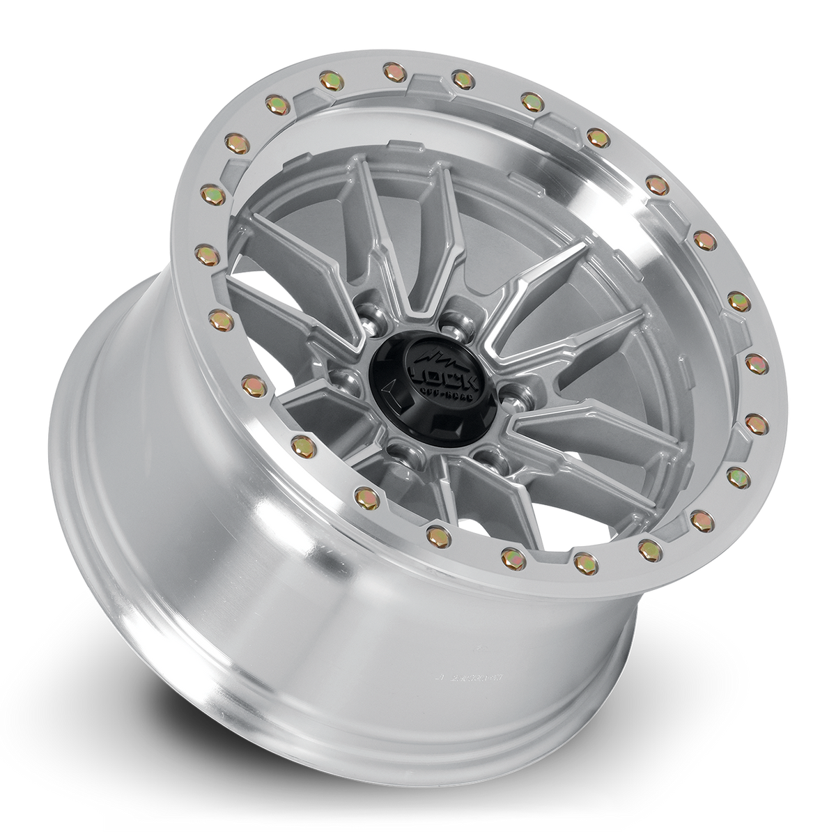 17x9 Lock Off-Road Krawler Machine With Clear Coat Wheel 6x5.5 (0mm)