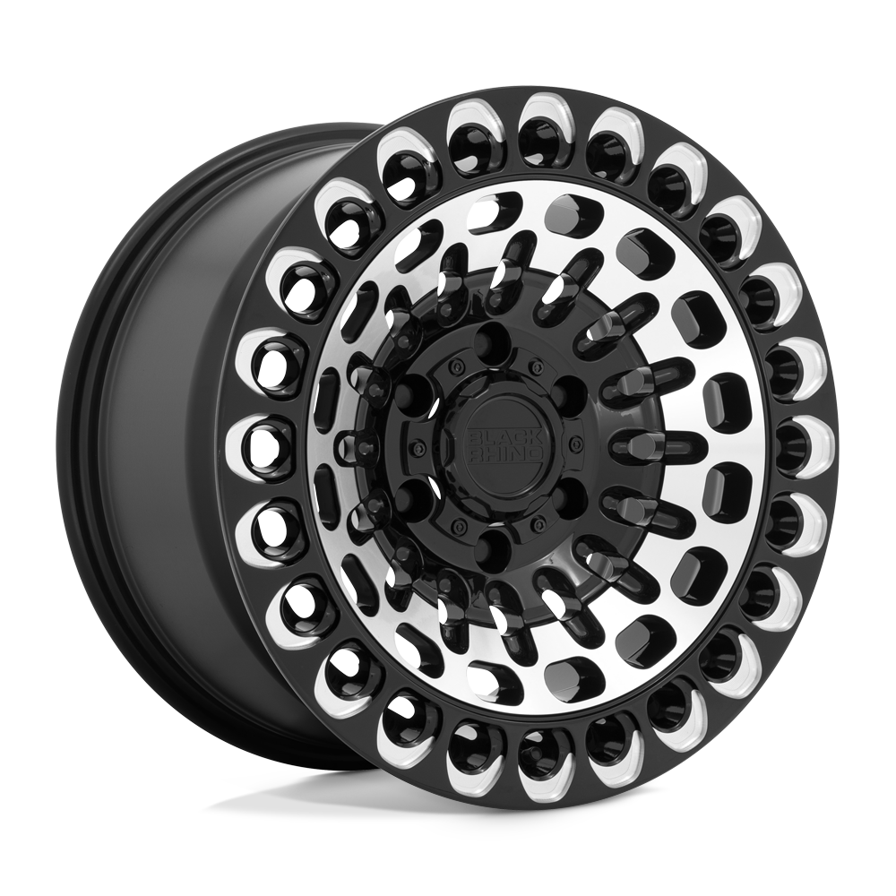 17x9.5 Black Rhino LABYRINTH Gloss Black Milled Wheel 5x5 (-18mm)