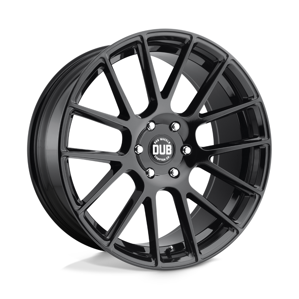 22x9.5 DUB S205 LUXE GLOSS BLACK Wheel 6x135 (30mm)