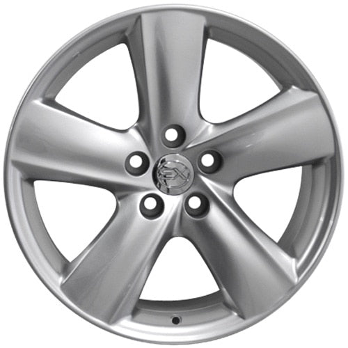 18x8 OE Wheels LX19 Hyper Silver Wheel 5x4.5 (35mm)