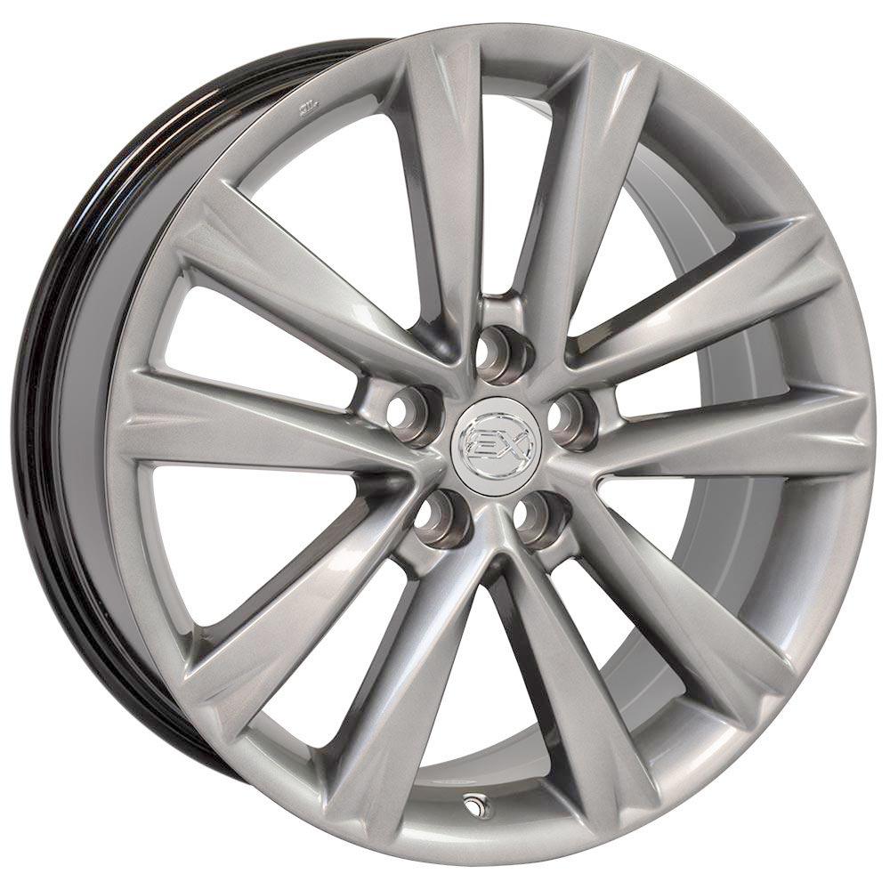19x7.5 OE Wheels LX24 Hyper Silver Wheel 5x4.5 (35mm)
