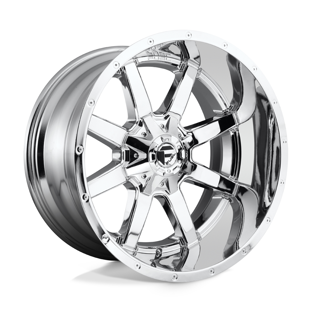20x8.25 Fuel D536 Maverick DUALLY Rear Chrome Wheel 8x210 (-195mm)