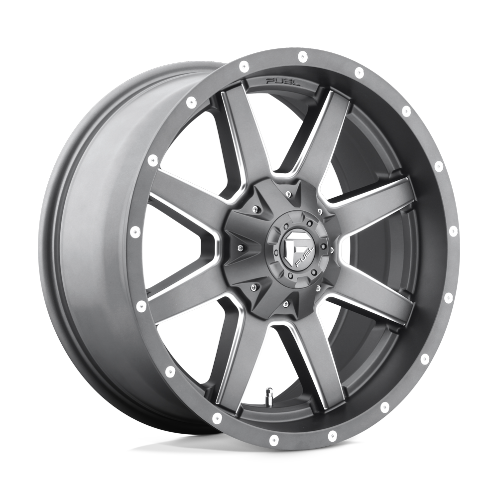 20x9 Fuel D542 Maverick Matte Gunmetal Wheel 5x5.5/5x150 (1mm)