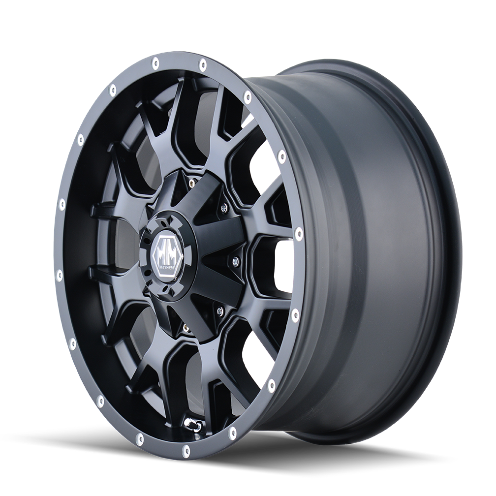 17x9 Mayhem 8015 Warrior Matte Black Wheel 8x170 (18mm)