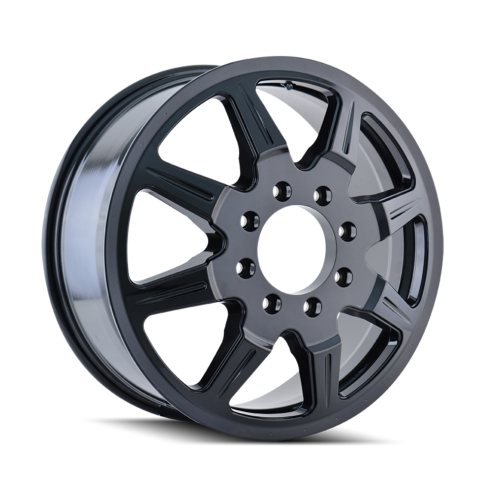 19.5x6.75 Mayhem Monstir Black DUALLY INNER Wheel 8x200 (102mm)