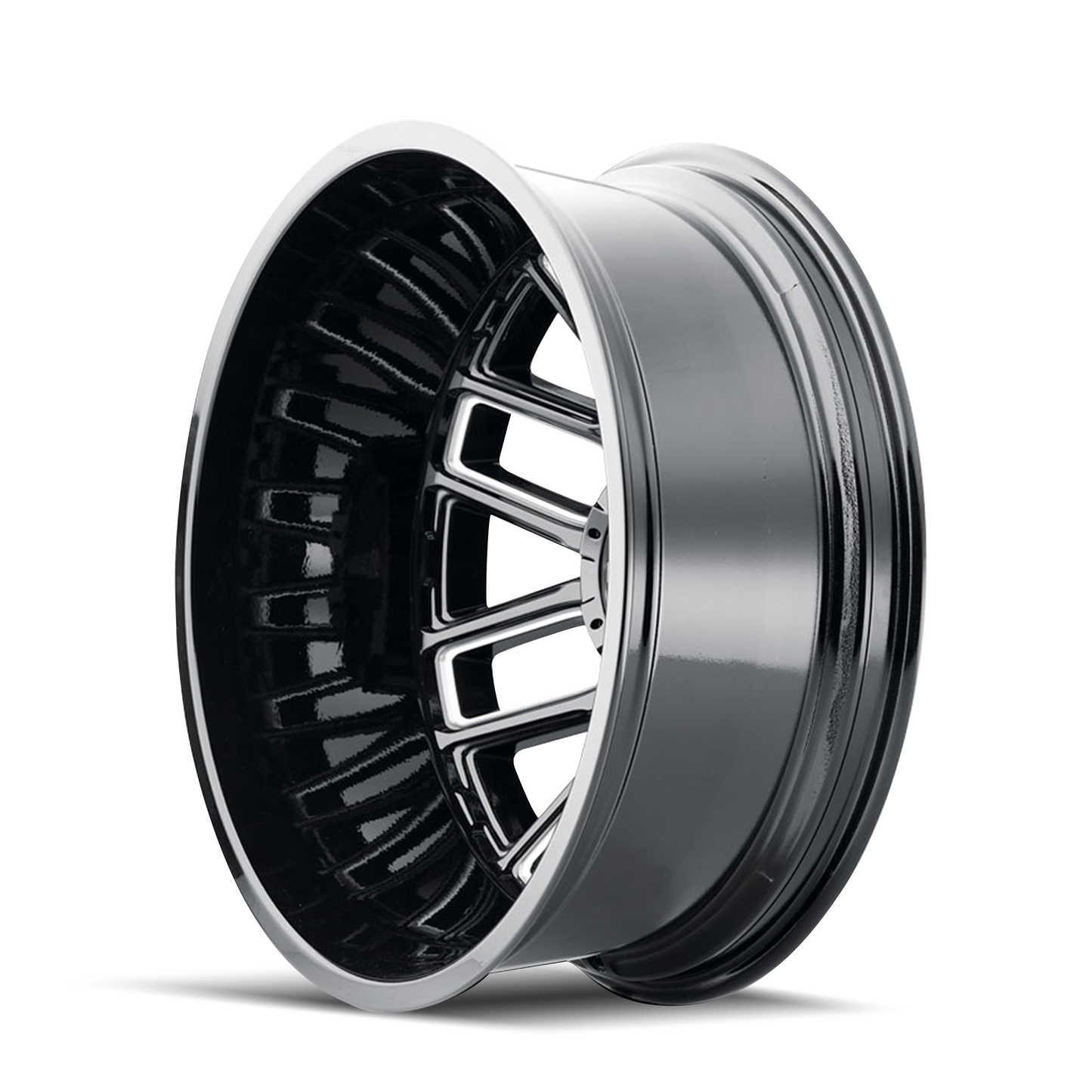 20x9 Mayhem 8107 Cogent Gloss Black Milled Wheel 8x6.5 (0mm)