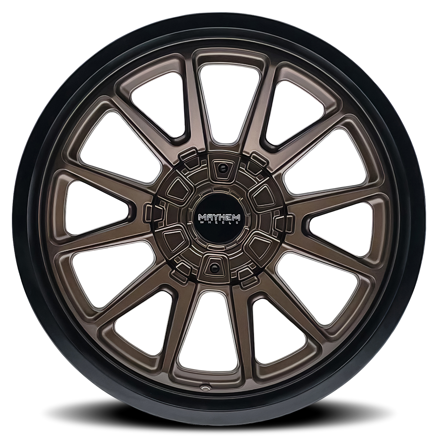 18x9 Mayhem 8116 Intrepid Satin Bronze Wheel 8x6.5 (-12mm)