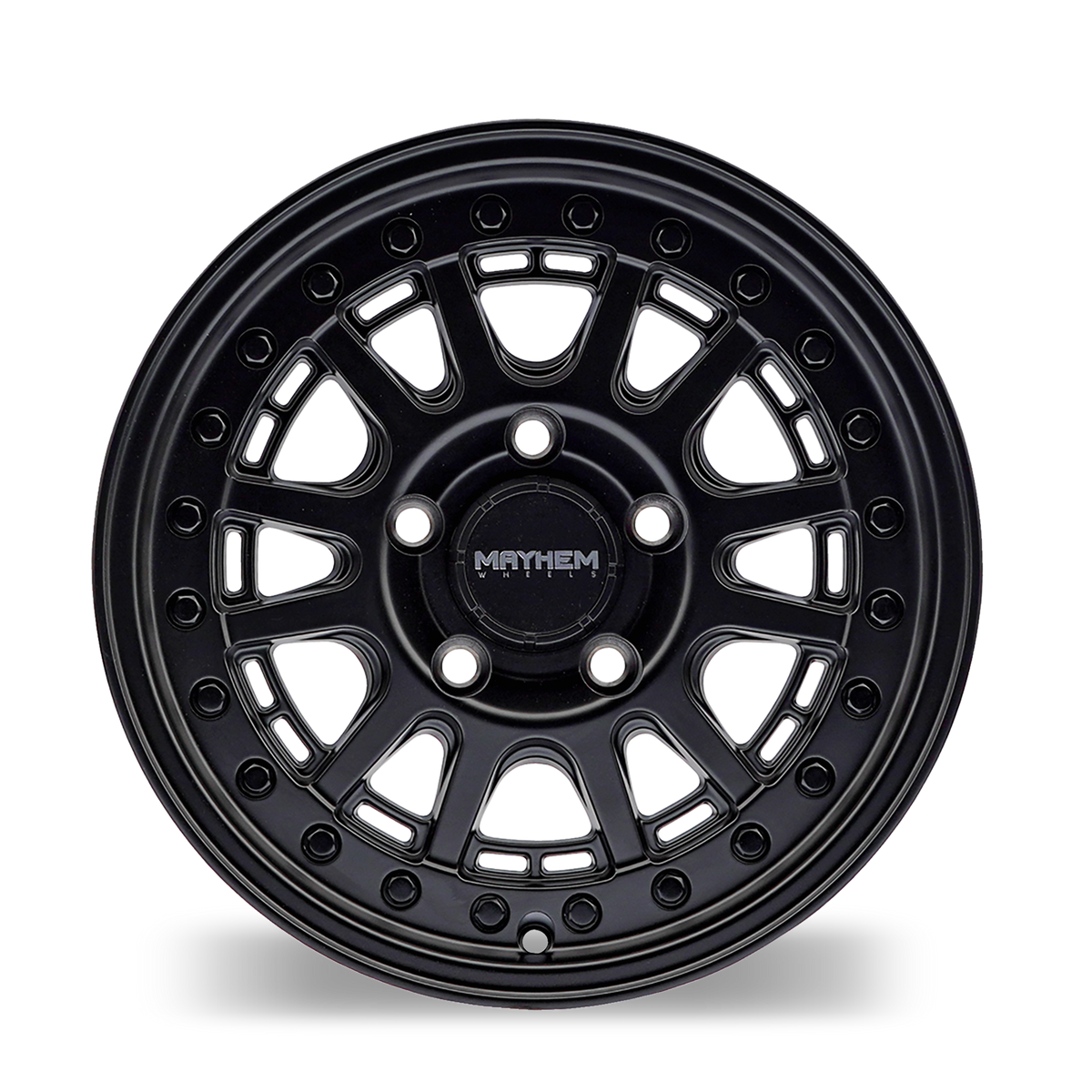 17x9 Mayhem 8305 Compass Matte Black Wheel 5x5 (-6mm)