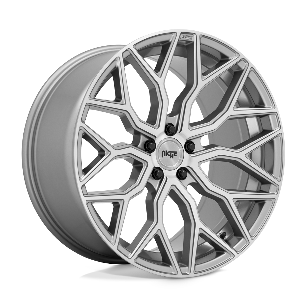 20x10.5 Niche M265 MAZZANTI Anthracite Brushed Tint Clear Wheel 5x120 (35mm)