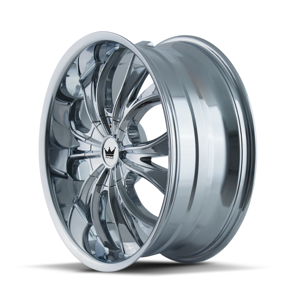 22x9.5 Mazzi Hustler Chrome Wheel 6x135/6x5.5 (30mm)