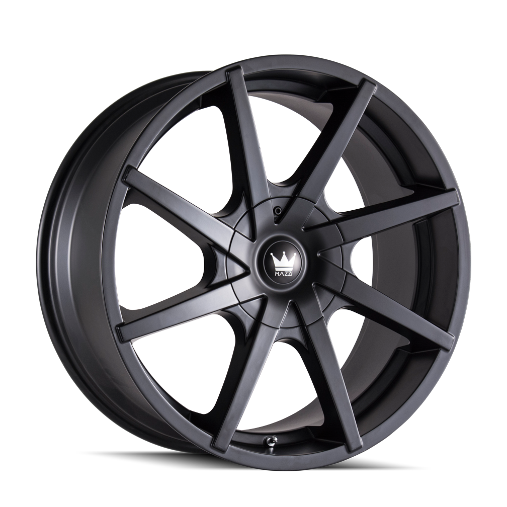 20x8.5 Mazzi Kickstand Matte Black Wheel 5x115/5x120 (18mm)