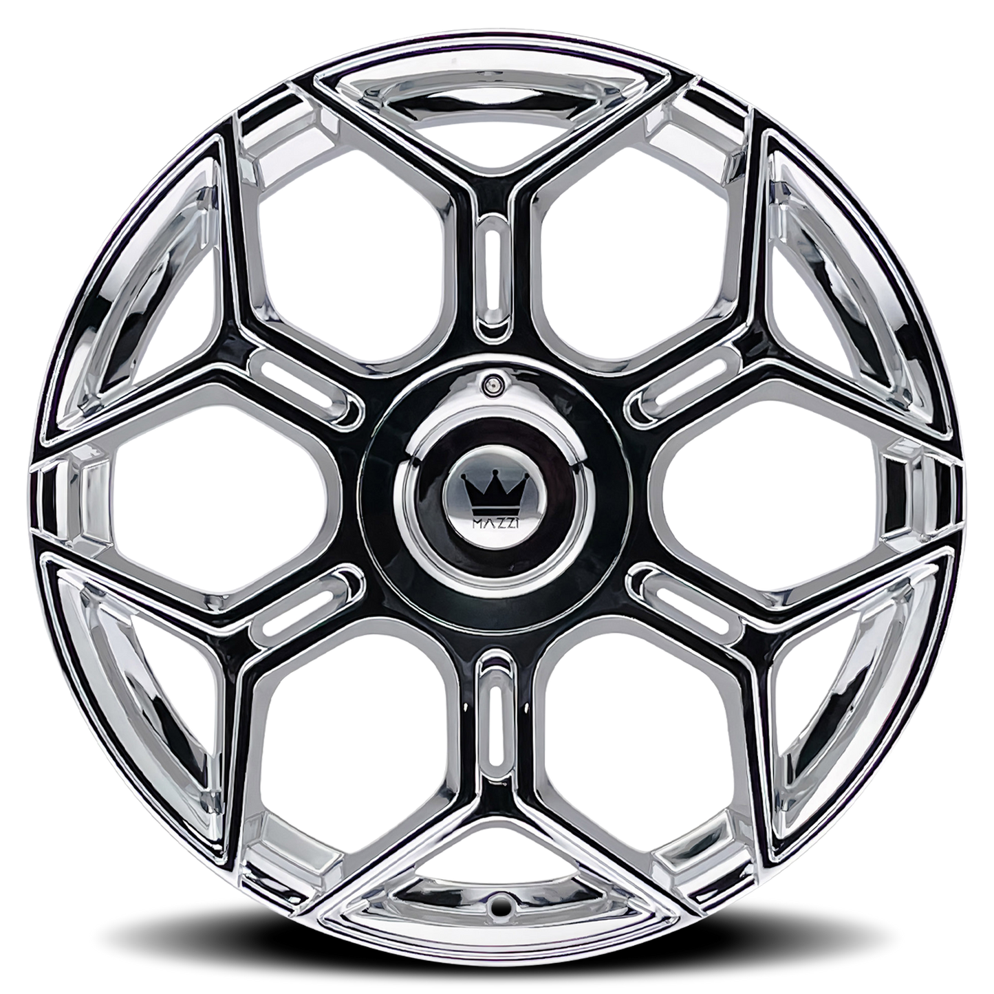 20x8.5 Mazzi 379 Libra Chrome Wheel 5x115/5x120 (18mm)