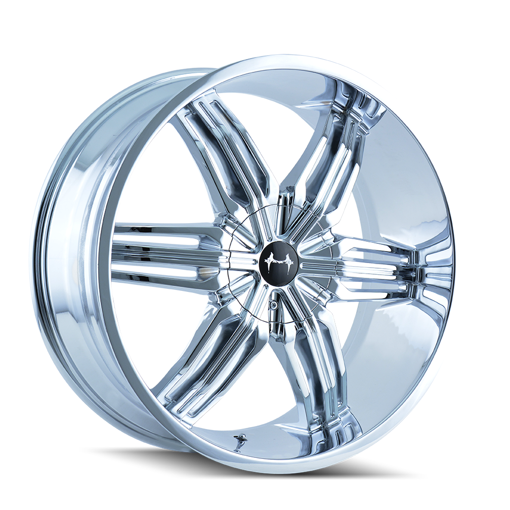 24x9.5 Mazzi RUSH Chrome Wheel 5x115/5x5 (18mm)