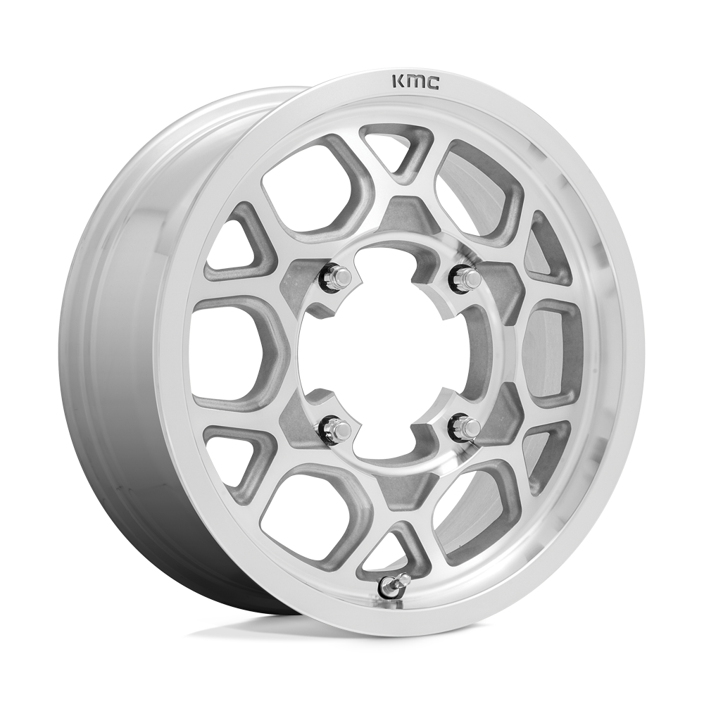15x6 KMC Powersports KS133 MESA LITE Machined Wheel 4x137 (38mm)