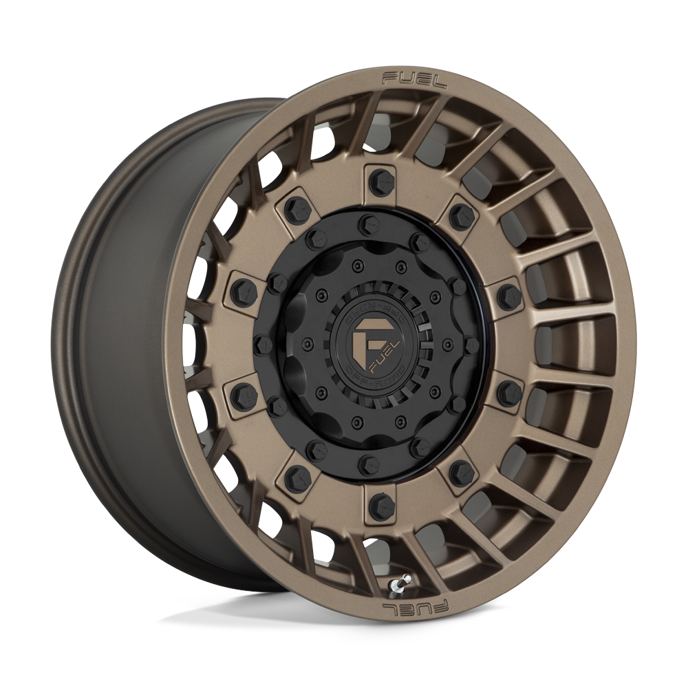 17x9 Fuel D725 MILITIA Matte Bronze & Black Wheel 5x4.5/5x5 (1mm)