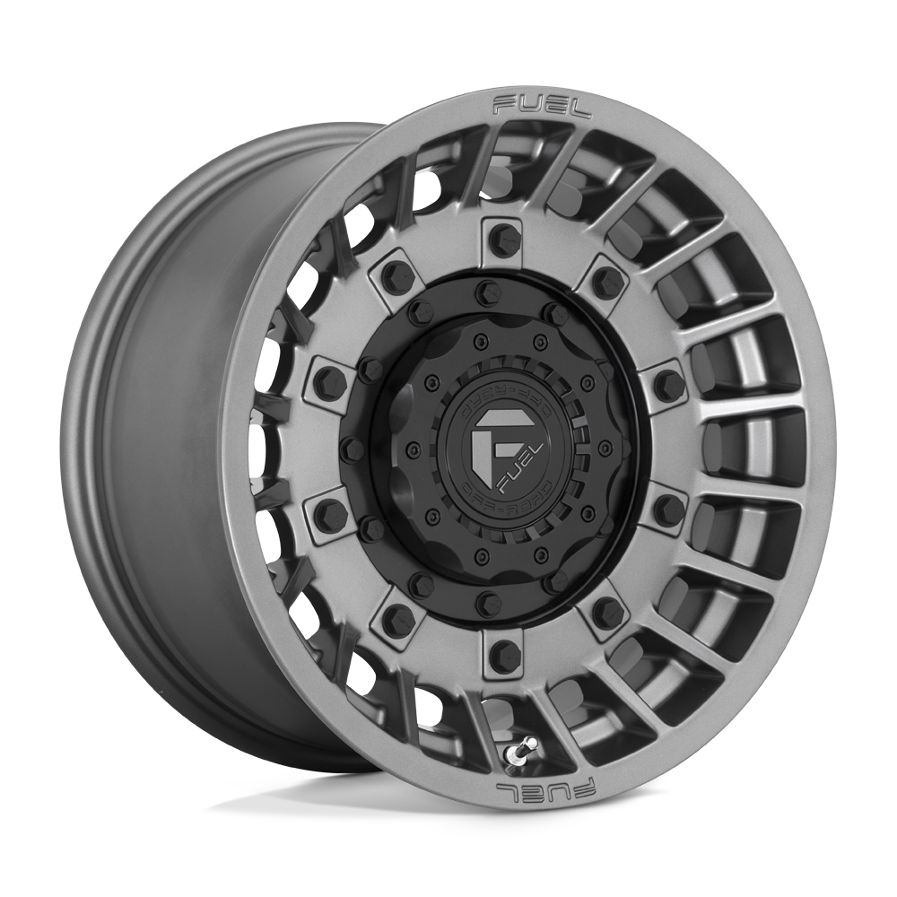 17x9 Fuel D726 MILITIA Matte Anthracite And Black Wheel 5x4.5/5x5 (-12mm)