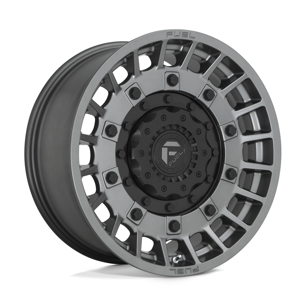 17x9 Fuel D726 MILITIA Matte Anthracite And Black Wheel 5x4.5/5x5 (1mm)