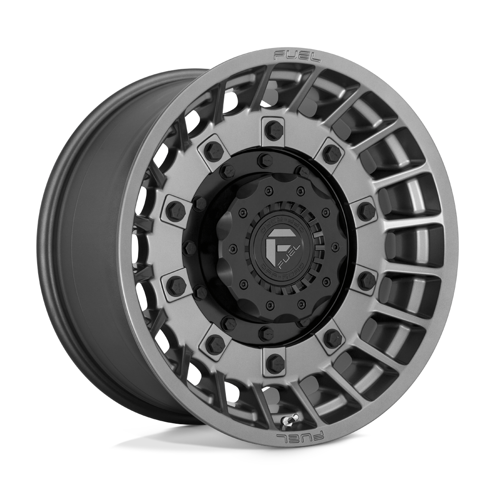 20x10 Fuel D726 MILITIA Matte Anthracite And Black Wheel 8x6.5 (-18mm)